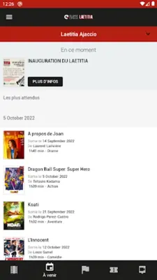 Les cinémas d'Ajaccio android App screenshot 4